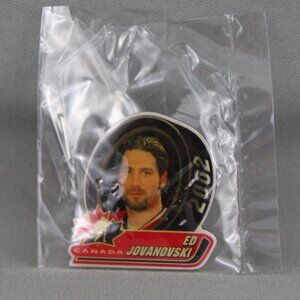 Team Canada Hockey Pin - 2002 Olympic Pin Ed Jovanovski - Celluloid Pin